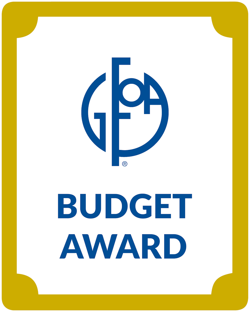 GFOA budget award logo