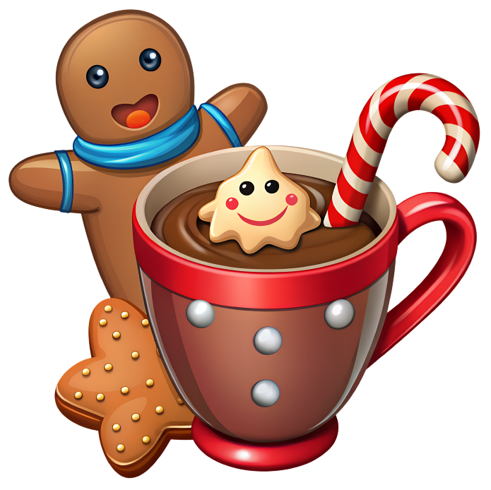 Cookies and hot cocoa