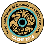 Logo for Texas Association of Chicanos in Higher Education. TACHE 1974