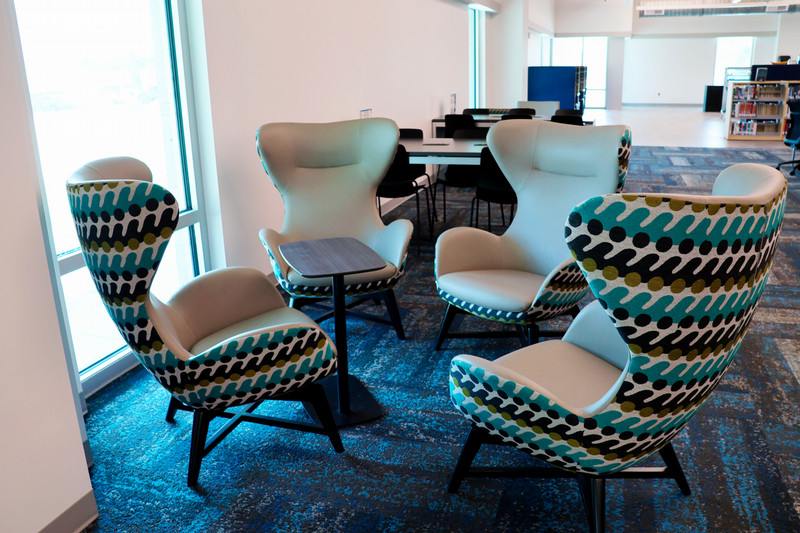 Seating area for reading