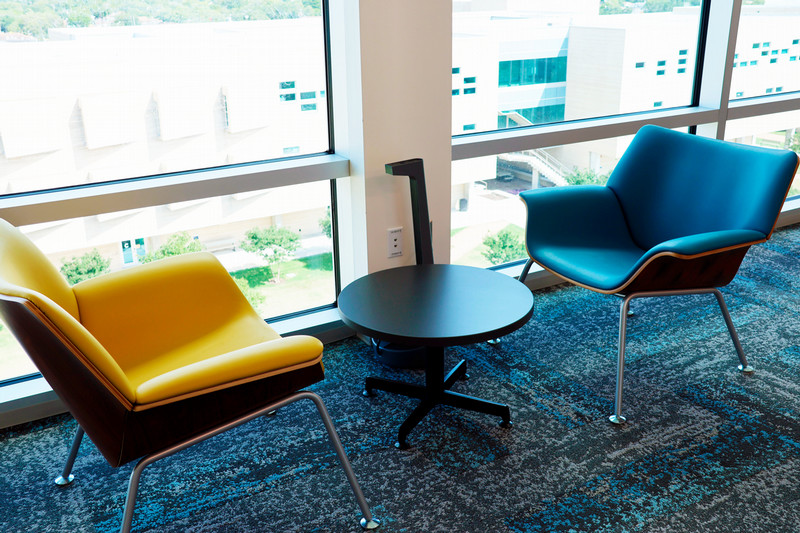 double seating area