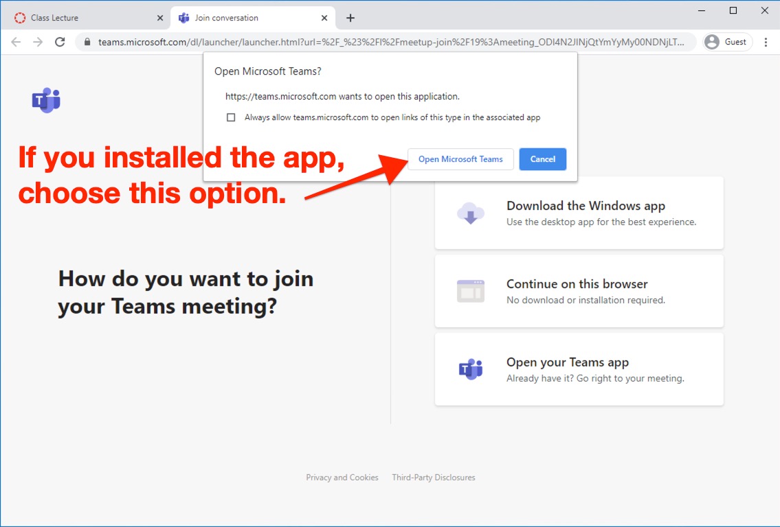 microsoft teams desktop app opens white screen