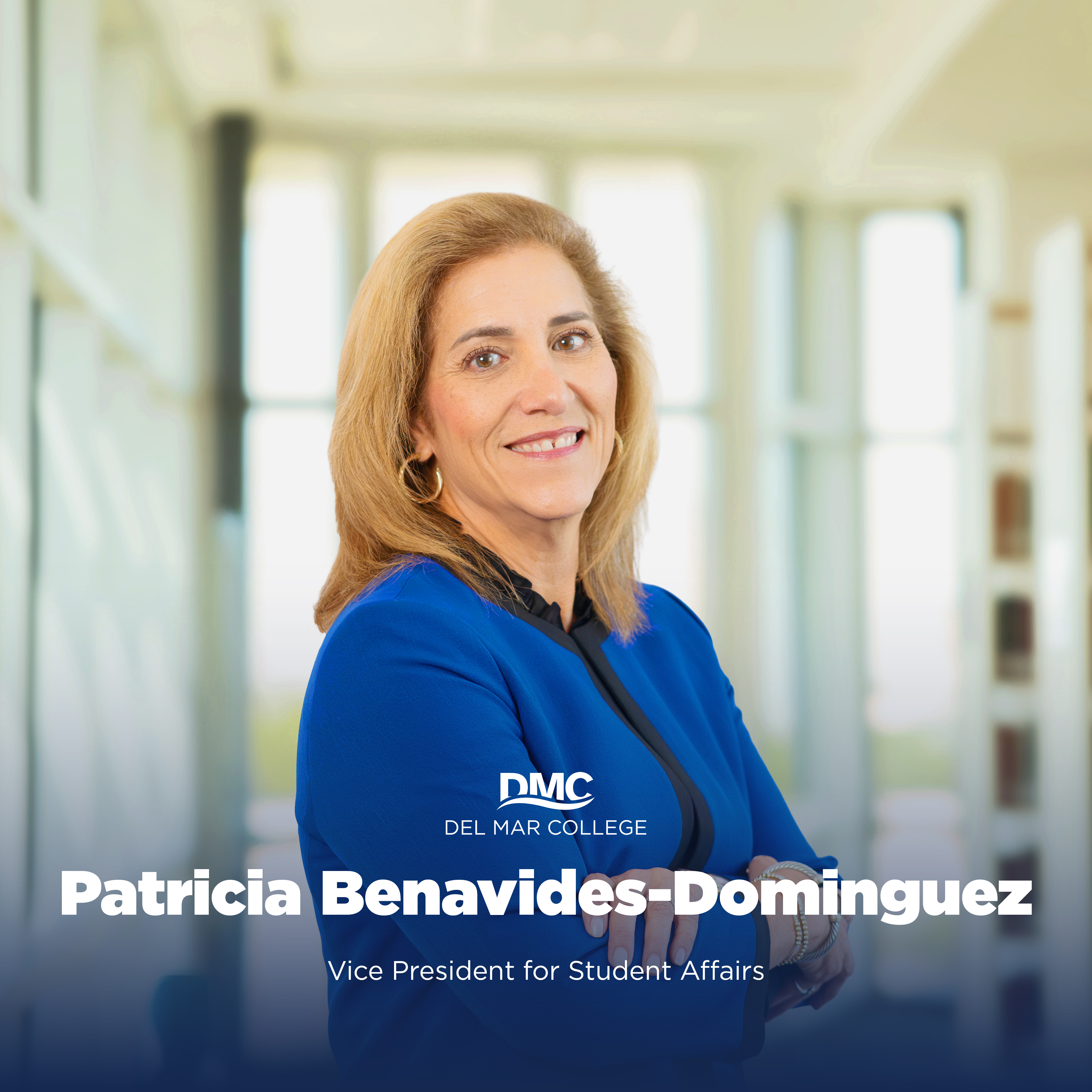 Dr. Patricia Benavides Dominguez, VP of Student Affairs Headshot