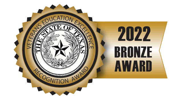 Bronze 2022 Veterans Education Excellence Recognition Award (VEERA)