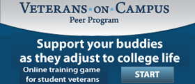 Online training game for student veterans