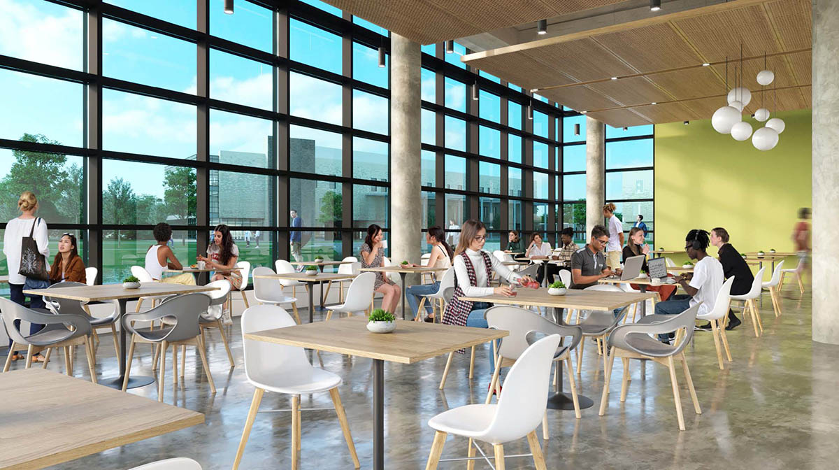 Oso Creek Campus dining area