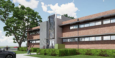 Rendering of an upgraded General Purpose building on the Windward Campus