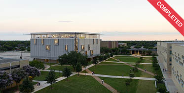 Architect's rendering of the remodeled White Library