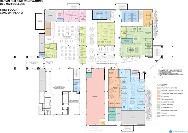Harvin Center floor plan first floor