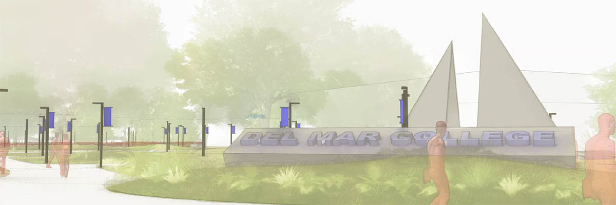 Rendering of a concept for a campus landmark