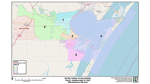 Proposed district map with Robstown